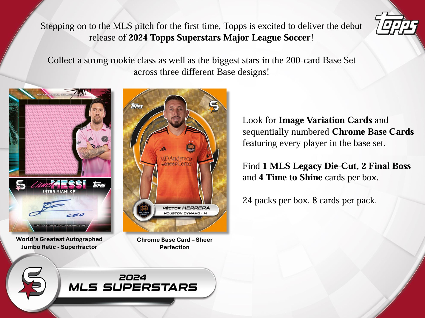 2024 Topps MLS Superstars Hobby Box