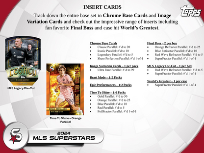 2024 Topps MLS Superstars Hobby Box