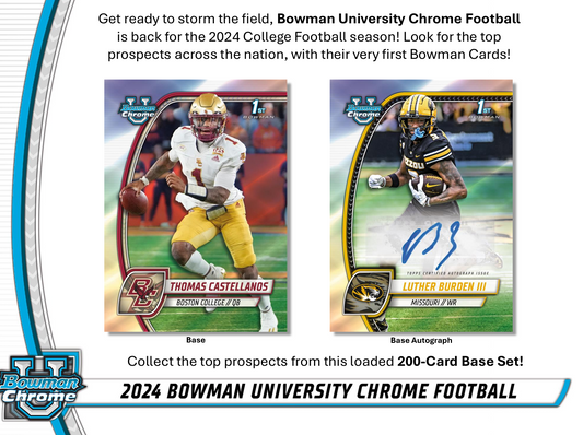 2024 Bowman University Chrome Football Value Box