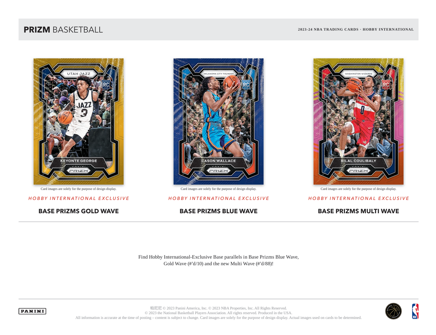 2023-24 Panini Prizm Basketball Hobby International Box