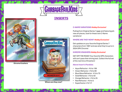 2024 Topps Chrome Garbage Pail Kids 