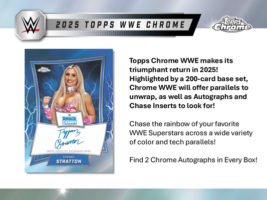 2025 Topps Chrome WWE Hobby Box