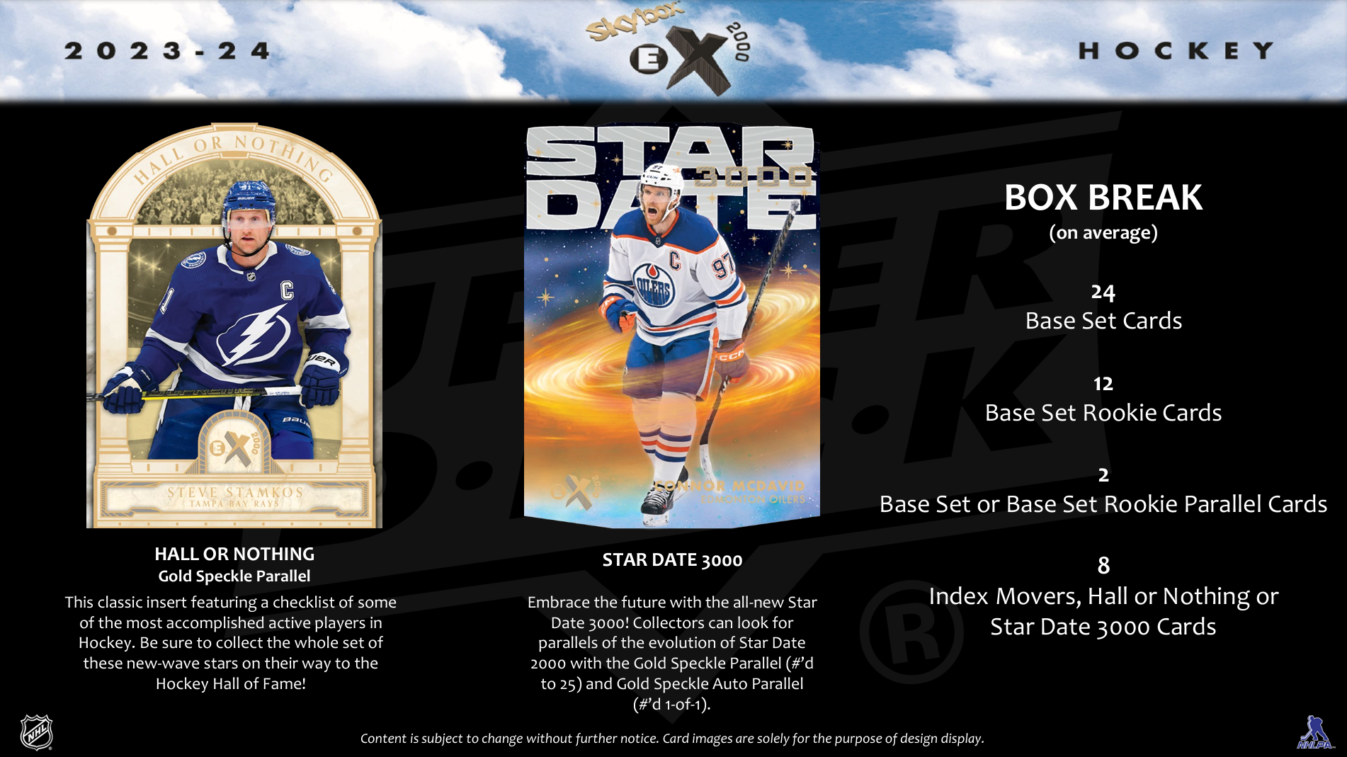 2023-24 Upper Deck Skybox E-X 2000 Hockey Hobby Box