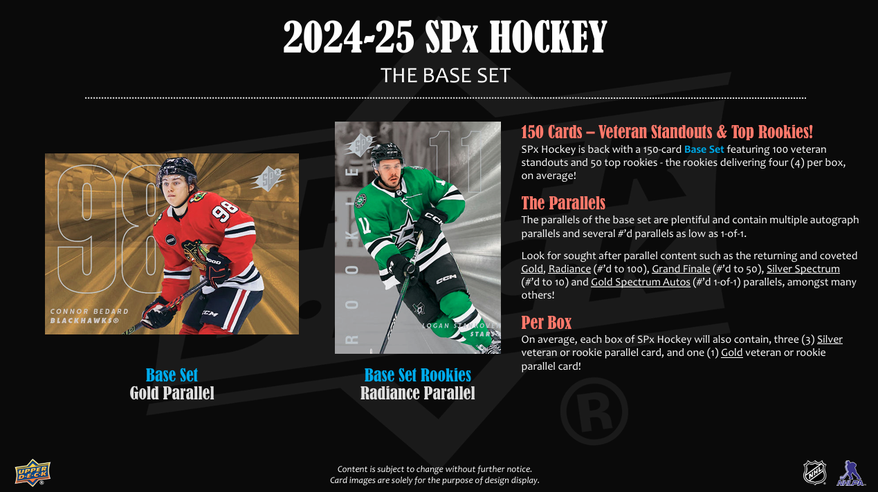 2024-25 Upper Deck SPx Hockey Hobby Box