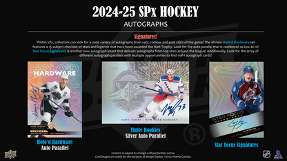 2024-25 Upper Deck SPx Hockey Hobby Box