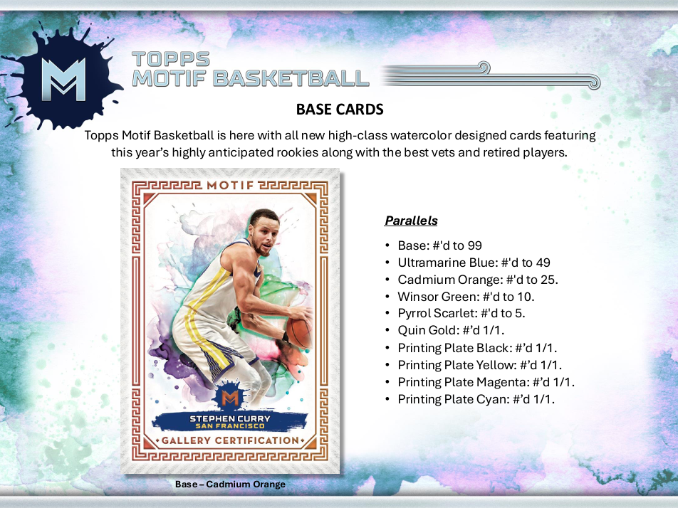 2023-24 Topps Motif Basketball Hobby Box