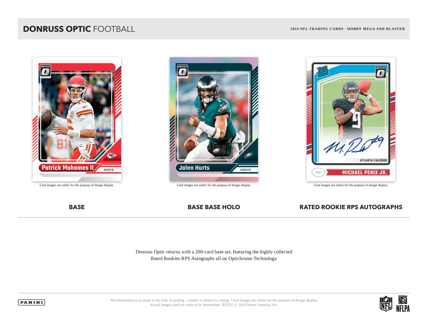 2024 Panini Donruss Optic Football Hobby Blaster Box