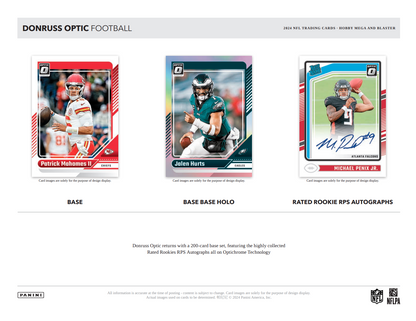 2024 Panini Donruss Optic Football Hobby Blaster Box