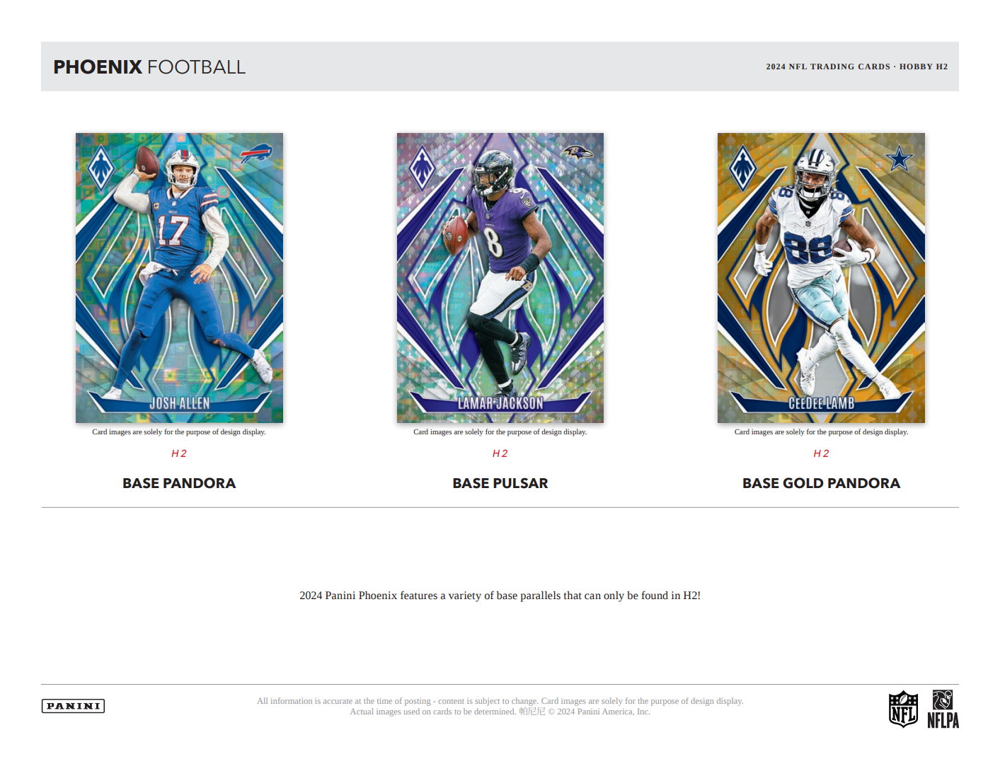 2024 Panini Phoenix Football Hobby H2 Box