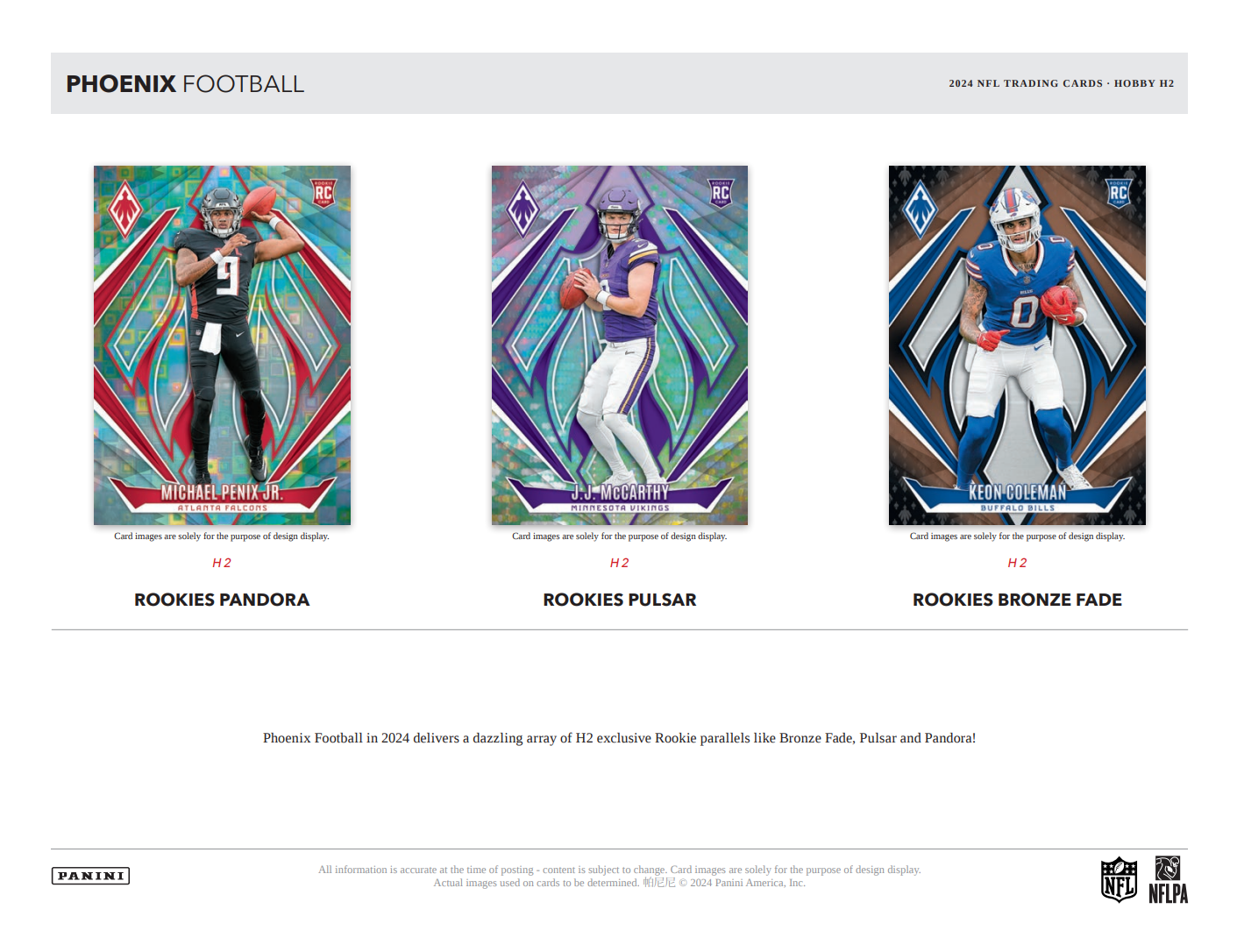 2024 Panini Phoenix Football Hobby H2 Box