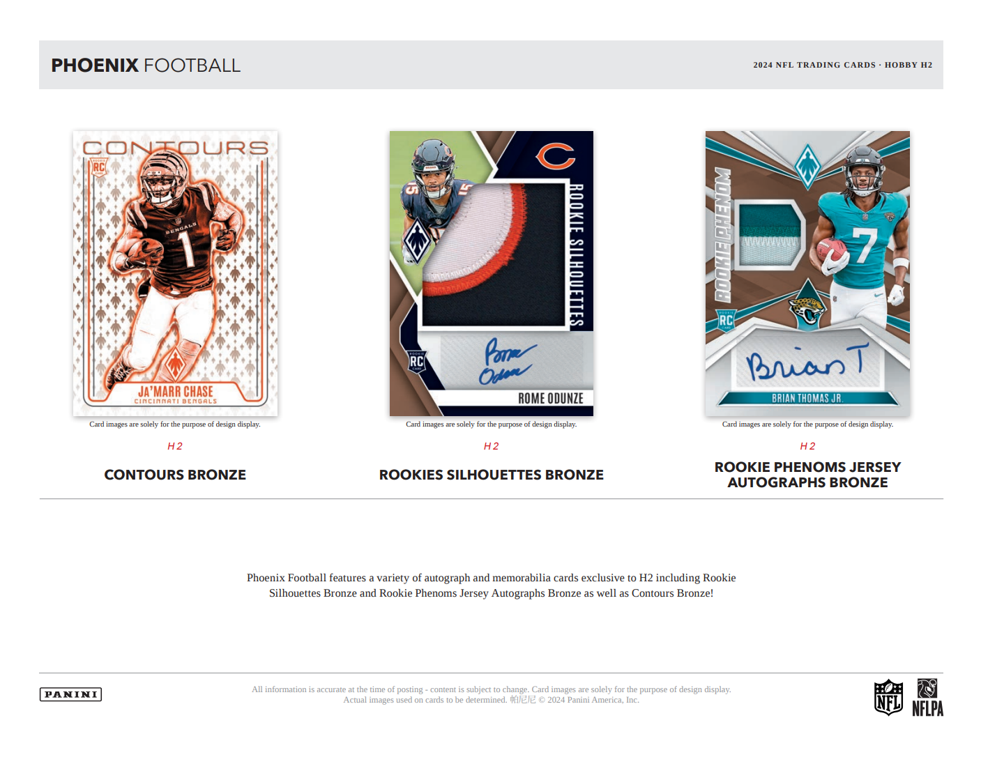 2024 Panini Phoenix Football Hobby H2 Box