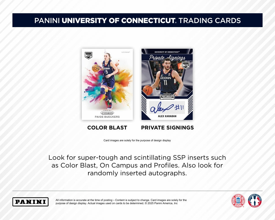 2025 Panini University of Connecticut Basketball Blaster Box