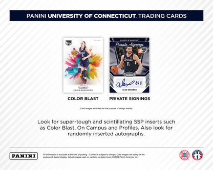 2025 Panini University of Connecticut Basketball Blaster Box