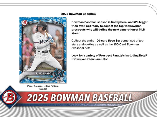 2025 Bowman Baseball Mega Box