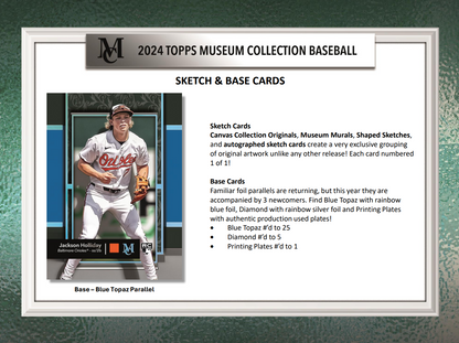 2024 Topps Museum Collection Baseball Hobby Box