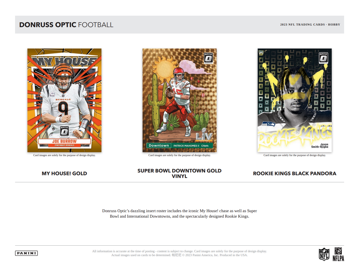 2023 Panini Donruss Optic Football Hobby Box