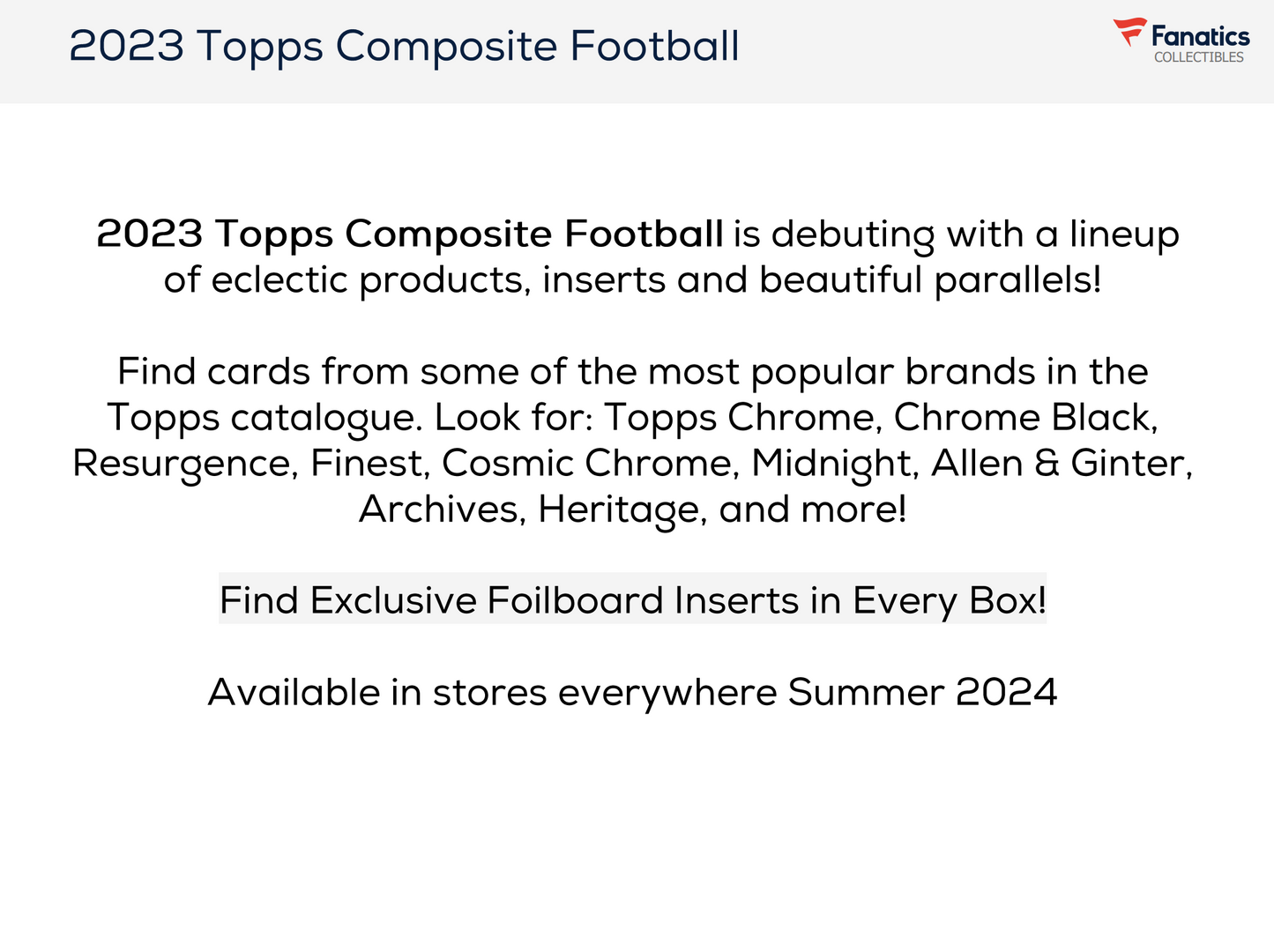 2023 Topps Composite Football Value Box