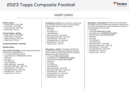 2023 Topps Composite Football Value Box