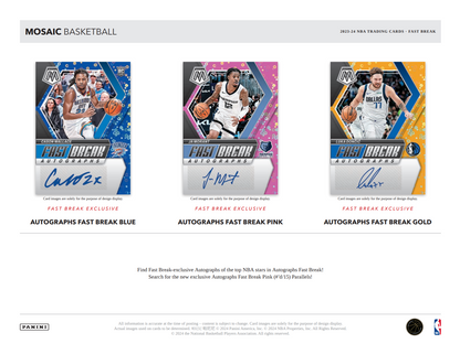 2023-24 Panini Mosaic Basketball Fast Break Box