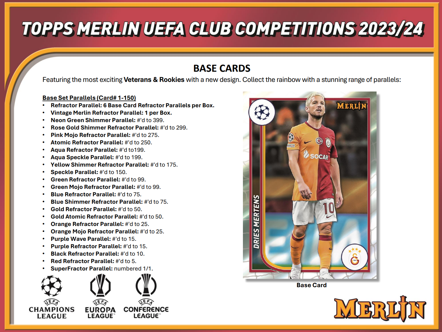 2023-24 Topps Merlin UEFA Club Competitions Soccer Hobby Box