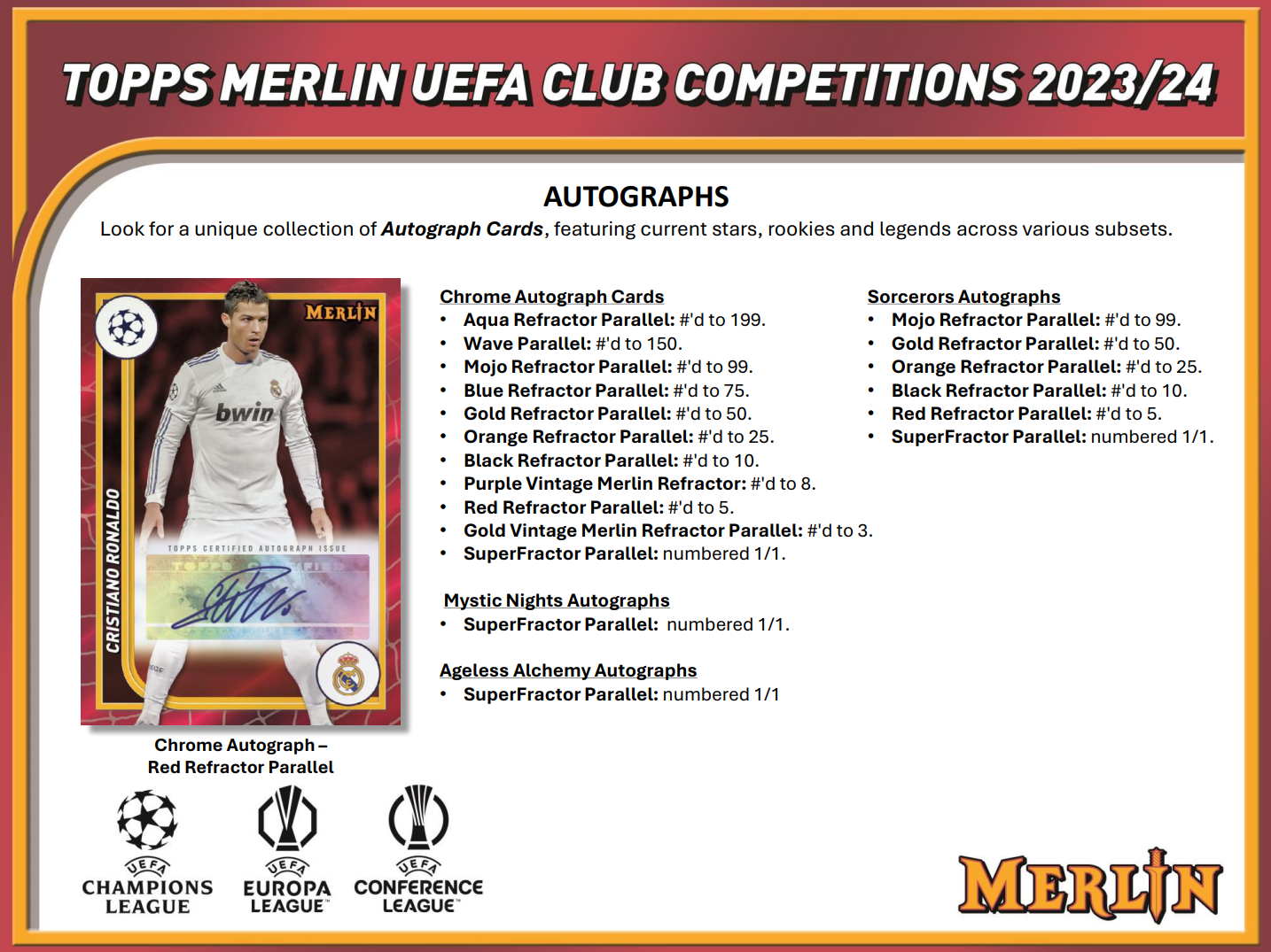 2023-24 Topps Merlin UEFA Club Competitions Soccer Hobby Box