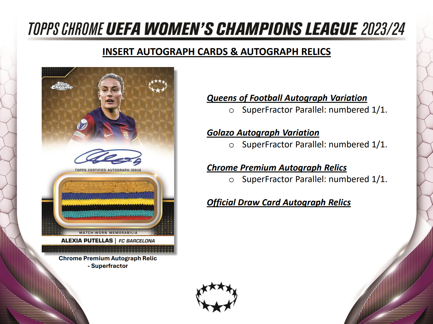 2023-24 Topps Chrome UEFA Women's Champions League Hobby Box