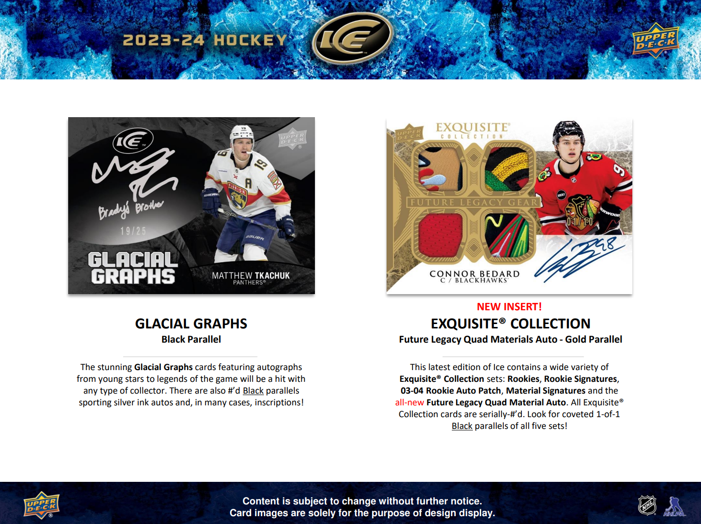 2023-24 Upper Deck Ice Hockey Hobby Box