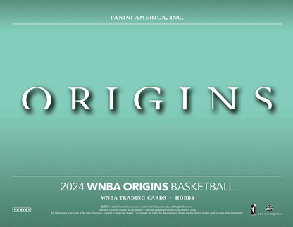 2024 Panini Origins WNBA Basketball Hobby Box