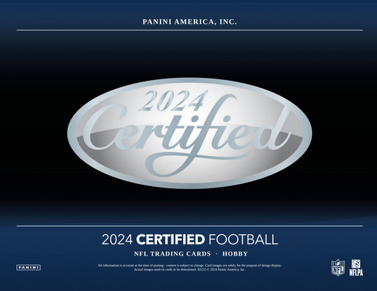 2024 Panini Certified Football Hobby Box