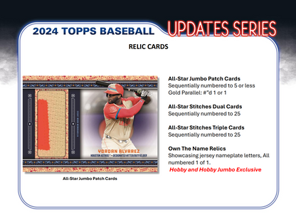 2024 Topps Update Baseball Jumbo Box