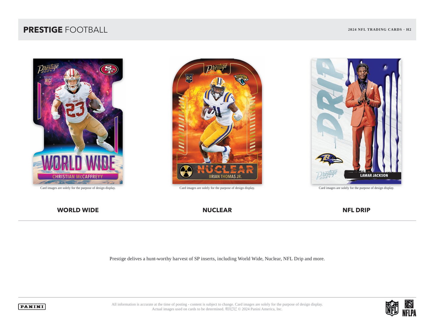 2024 Panini Prestige Football H2 Box