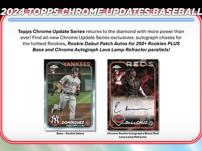2024 Topps Chrome Update Baseball Jumbo Box