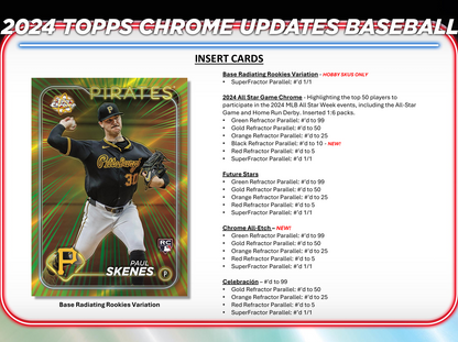 2024 Topps Chrome Update Baseball Hobby Box