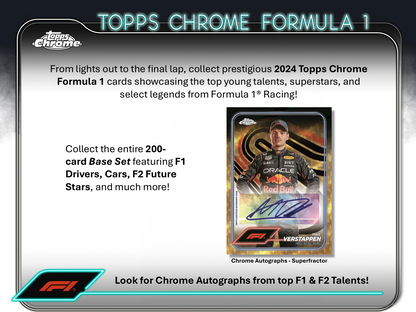 2024 Topps Chrome Formula 1 Hobby Box