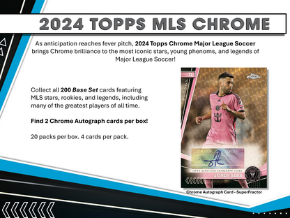 2024 Topps Chrome MLS Soccer Hobby Box