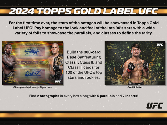 2024 Topps Gold Label UFC Hobby Box