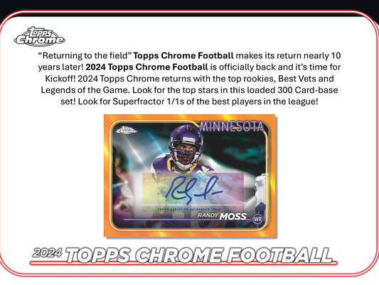 2024 Topps Chrome Football Value Box
