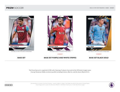 2024-25 Panini Prizm Premier League Soccer Hobby Box