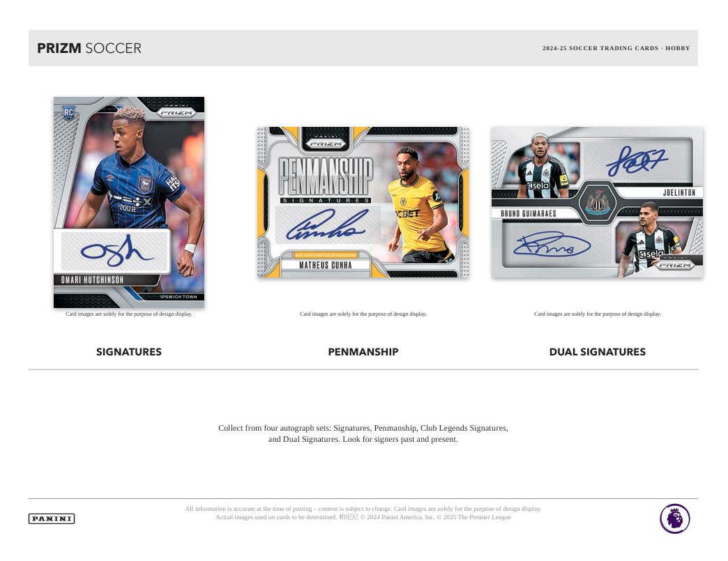 2024-25 Panini Prizm Premier League Soccer Hobby Box