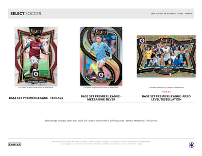 2024-25 Panini Select Premier League Soccer Hobby Box
