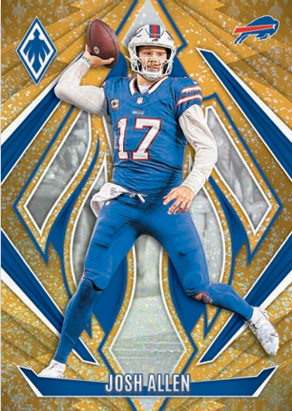 2024 Panini Phoenix Football International Josh Allen Base International Gold Card