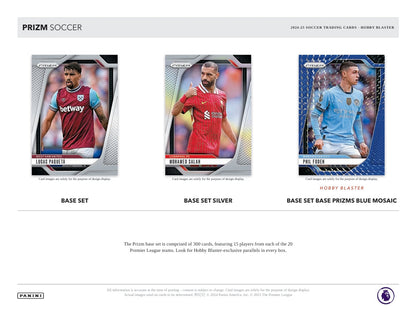 2024-25 Panini Prizm Premier League Soccer Hobby Blaster Box