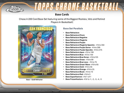 2024-25 Topps Chrome Basketball Hobby Box