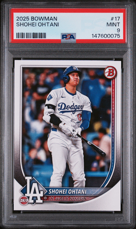 2025 Bowman #17 Shohei Ohtani PSA 9 (147600075)