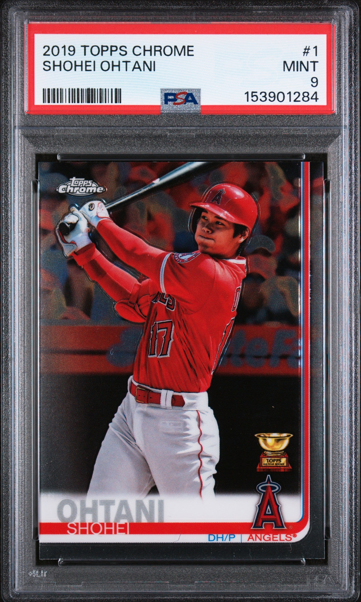 2019 Topps Chrome #1 Shohei Ohtani PSA 9