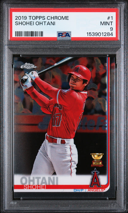 2019 Topps Chrome #1 Shohei Ohtani PSA 9