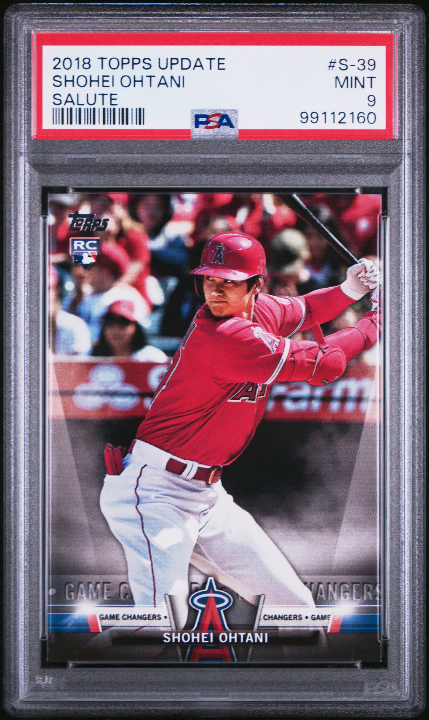 2018 Topps Update Salute #S-39 Shohei Ohtani PSA 9