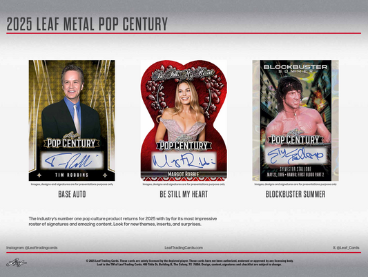 2025 Leaf Metal Pop Century Hobby Box