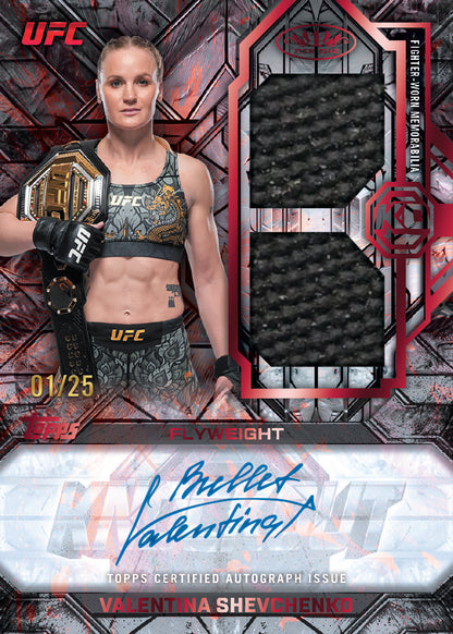 2026 Topps Knockout UFC Autograph Relic Valentina Shevchenko
