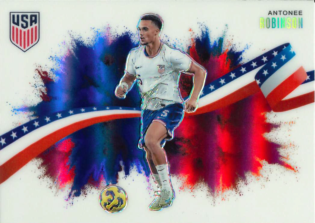 2025-26 Panini USMNT & USWNT Antonee Robinson USA Color Blast